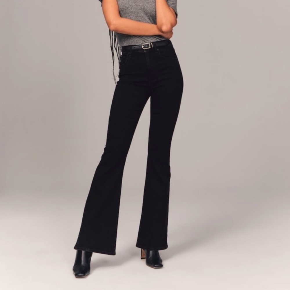 Abercrombie Ultra High Rise Flare Jean